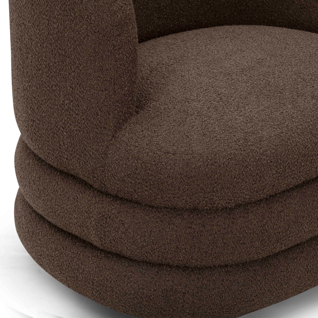 Astor Heavy Boucle Swivel Hotel Lounge Chair