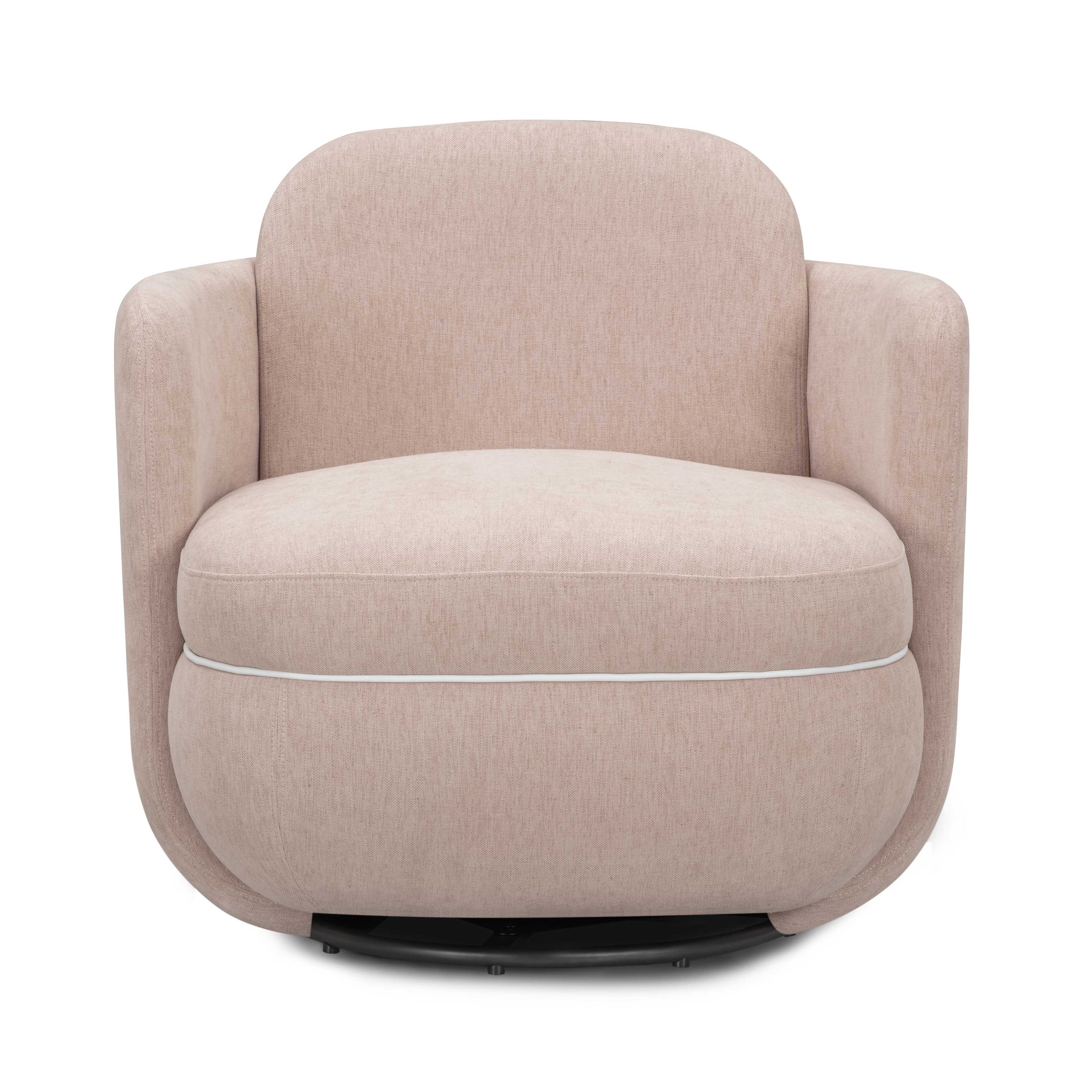 Wolfie Chenille Swivel Chair