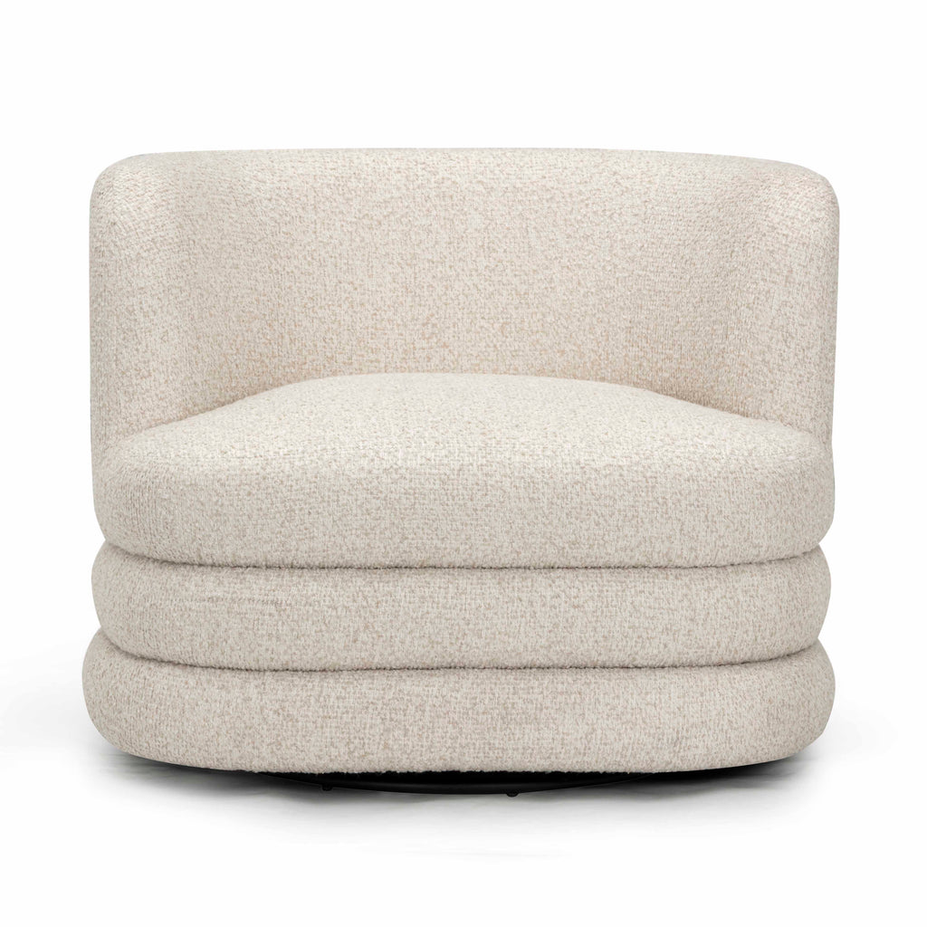 Astor Heavy Boucle Swivel Hotel Lounge Chair
