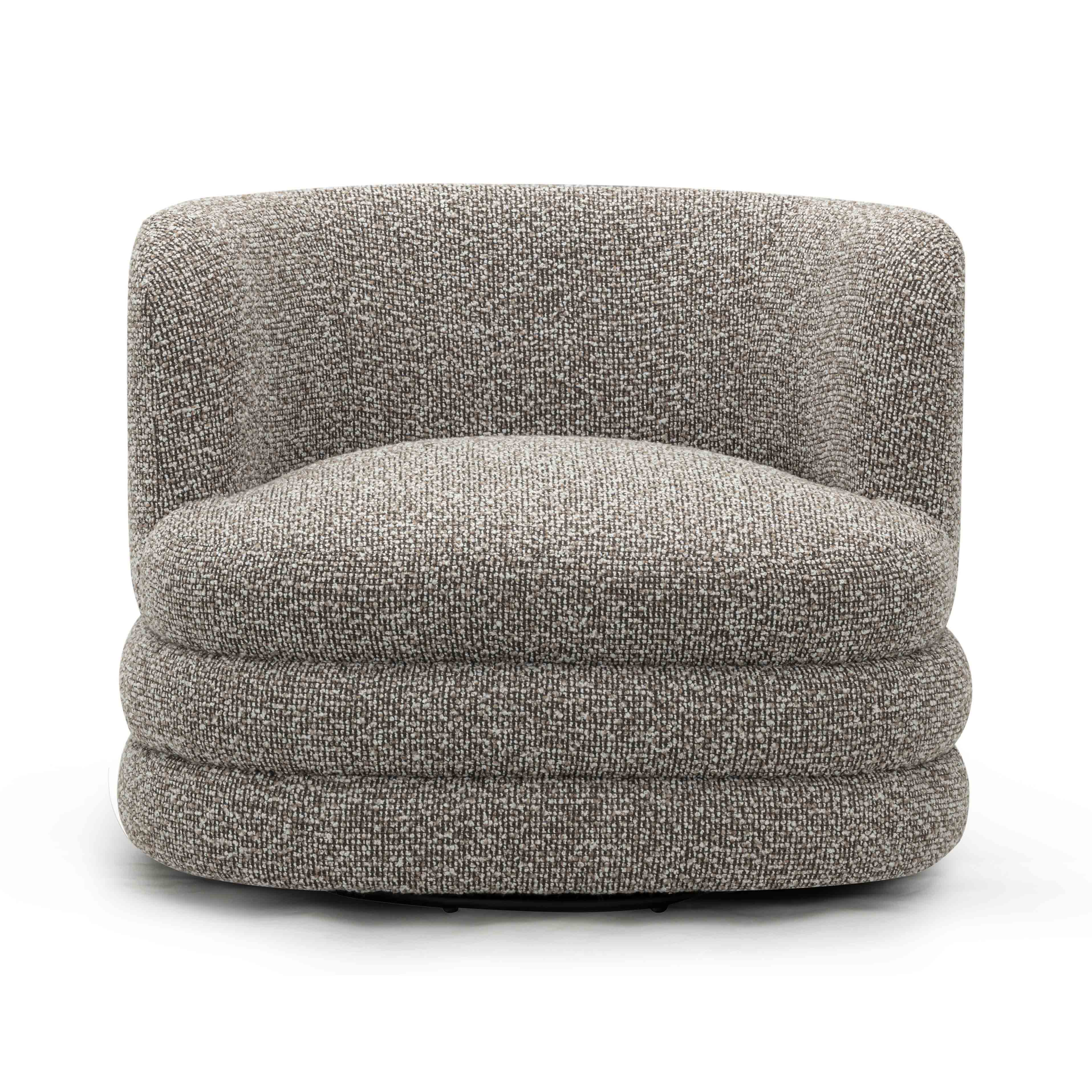 Astor Heavy Boucle Swivel Hotel Lounge Chair