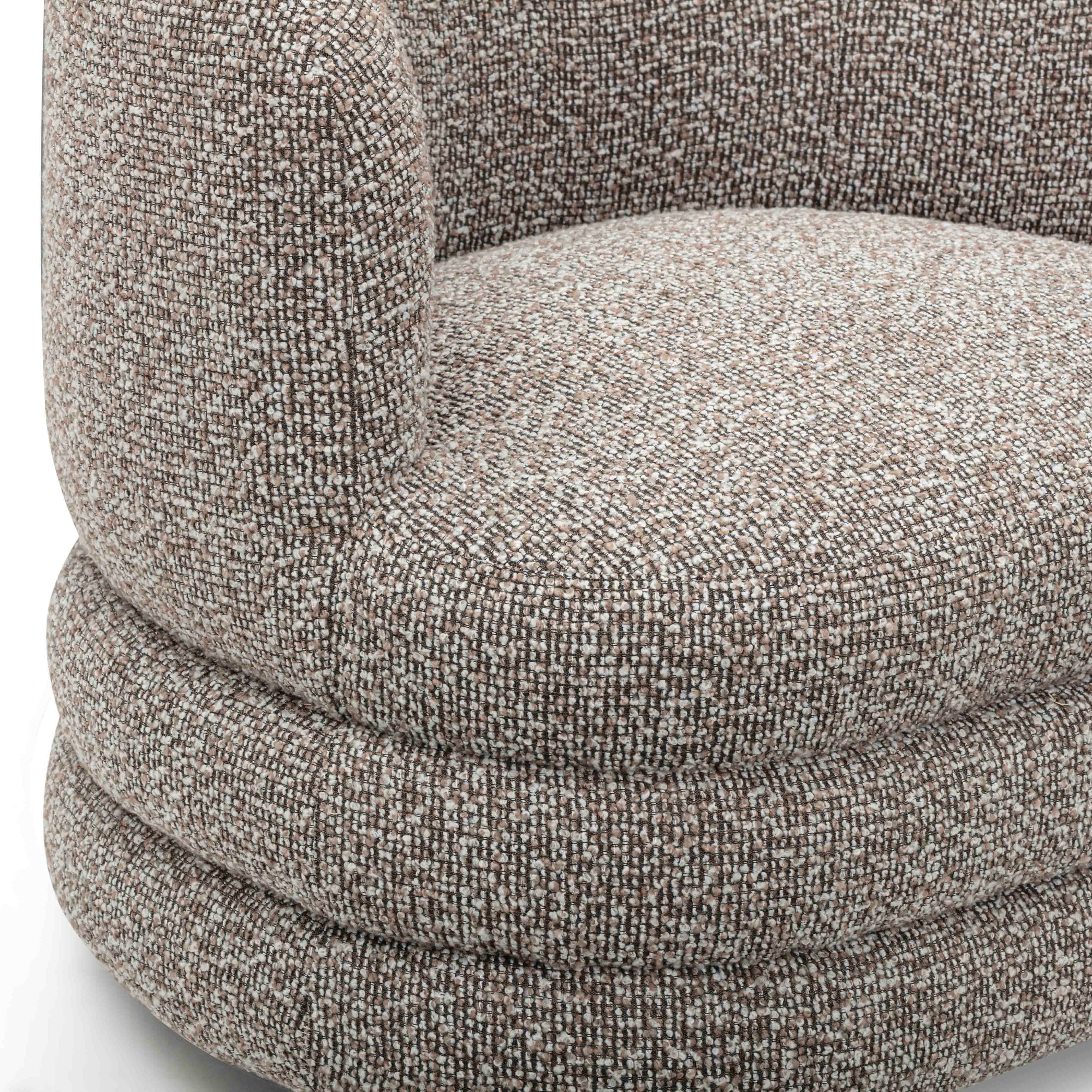 Astor Heavy Boucle Swivel Hotel Lounge Chair