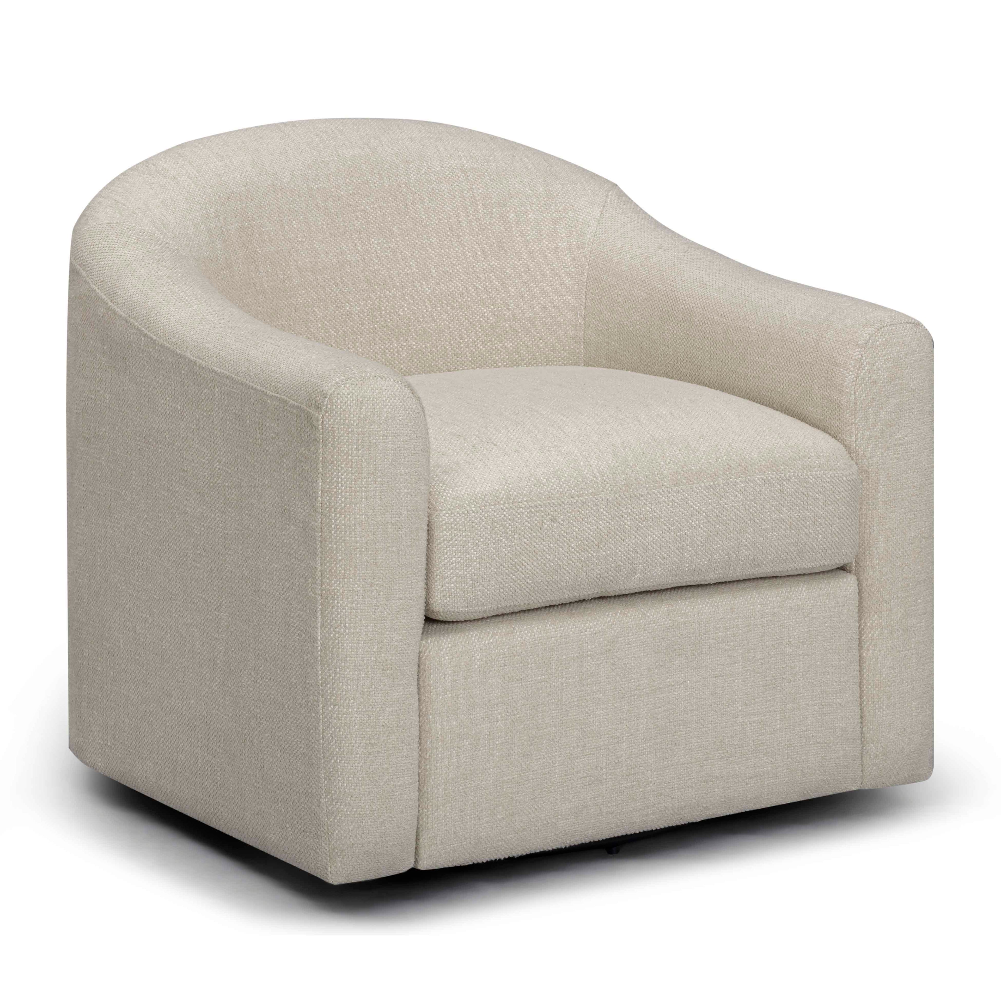 Thao Basketweave Swivel Chair