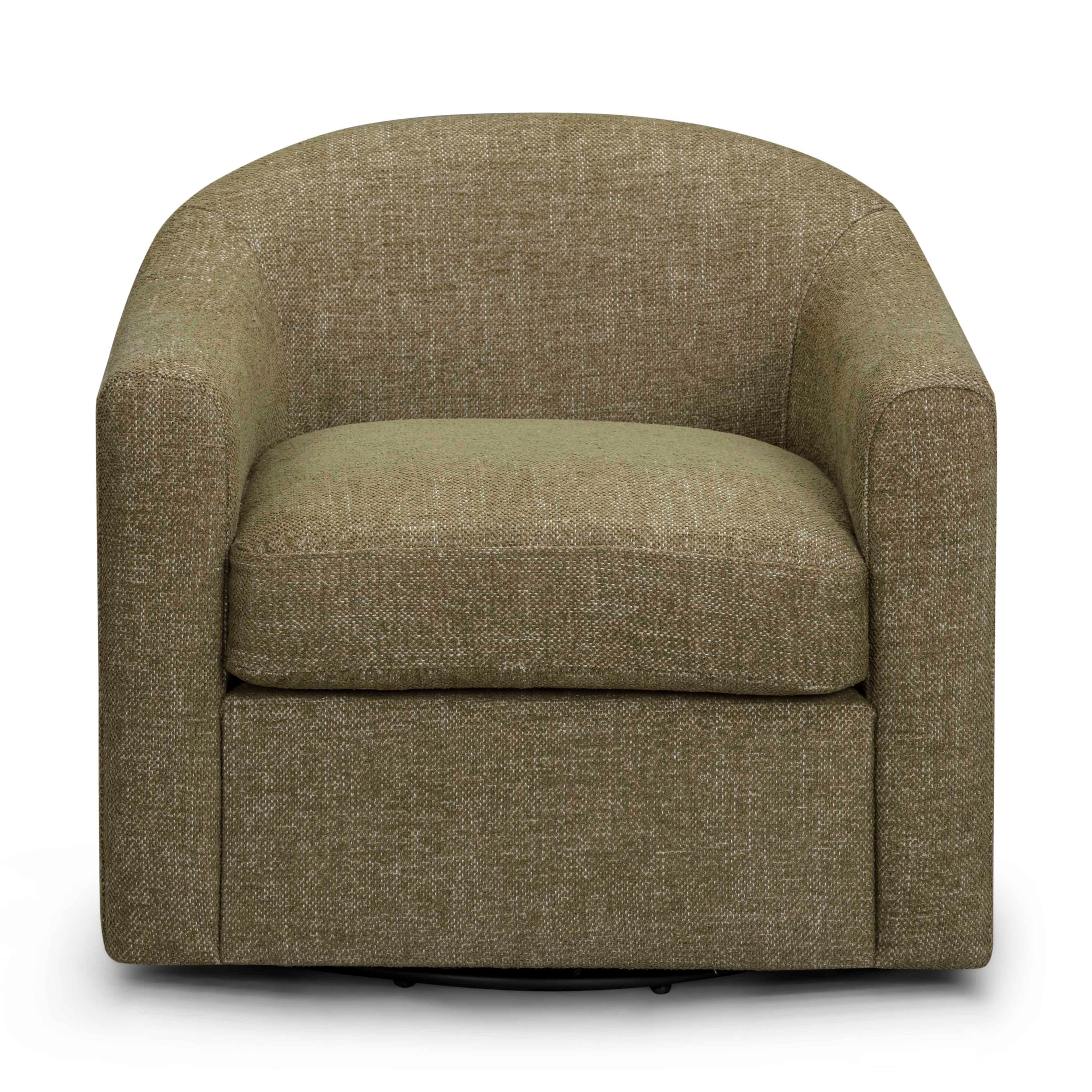 Thao Basketweave Swivel Chair