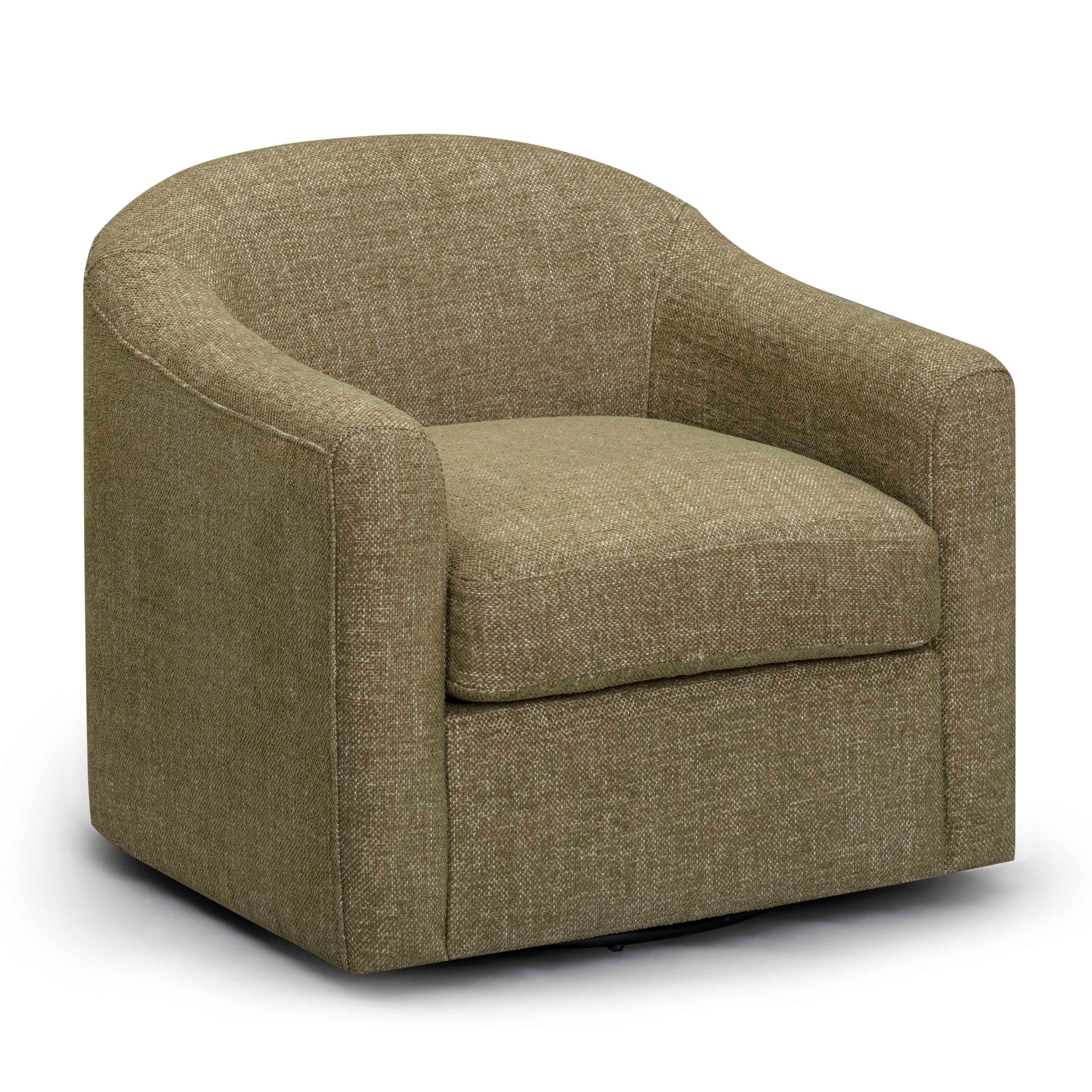 Thao Basketweave Swivel Chair