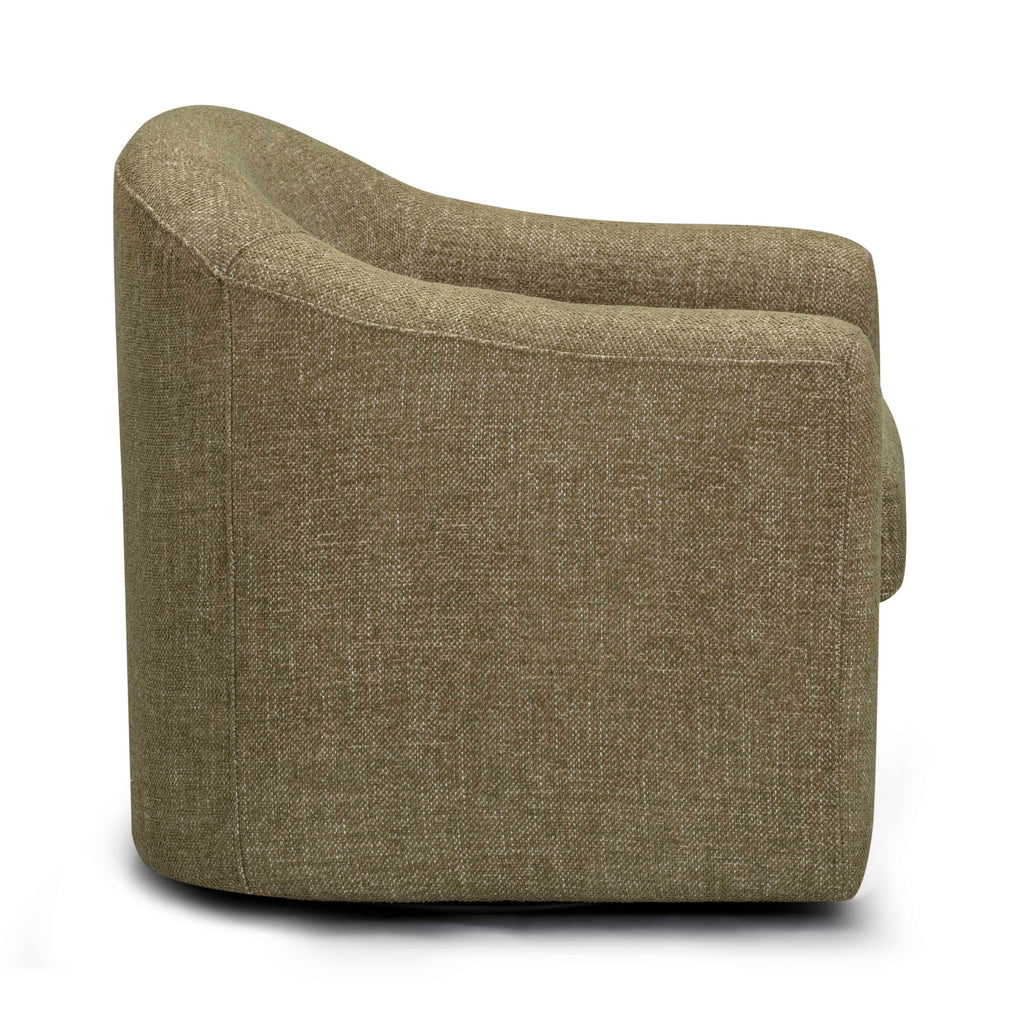 Thao Basketweave Swivel Chair