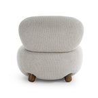 Pucker Warm Grey Boucle Accent Chair