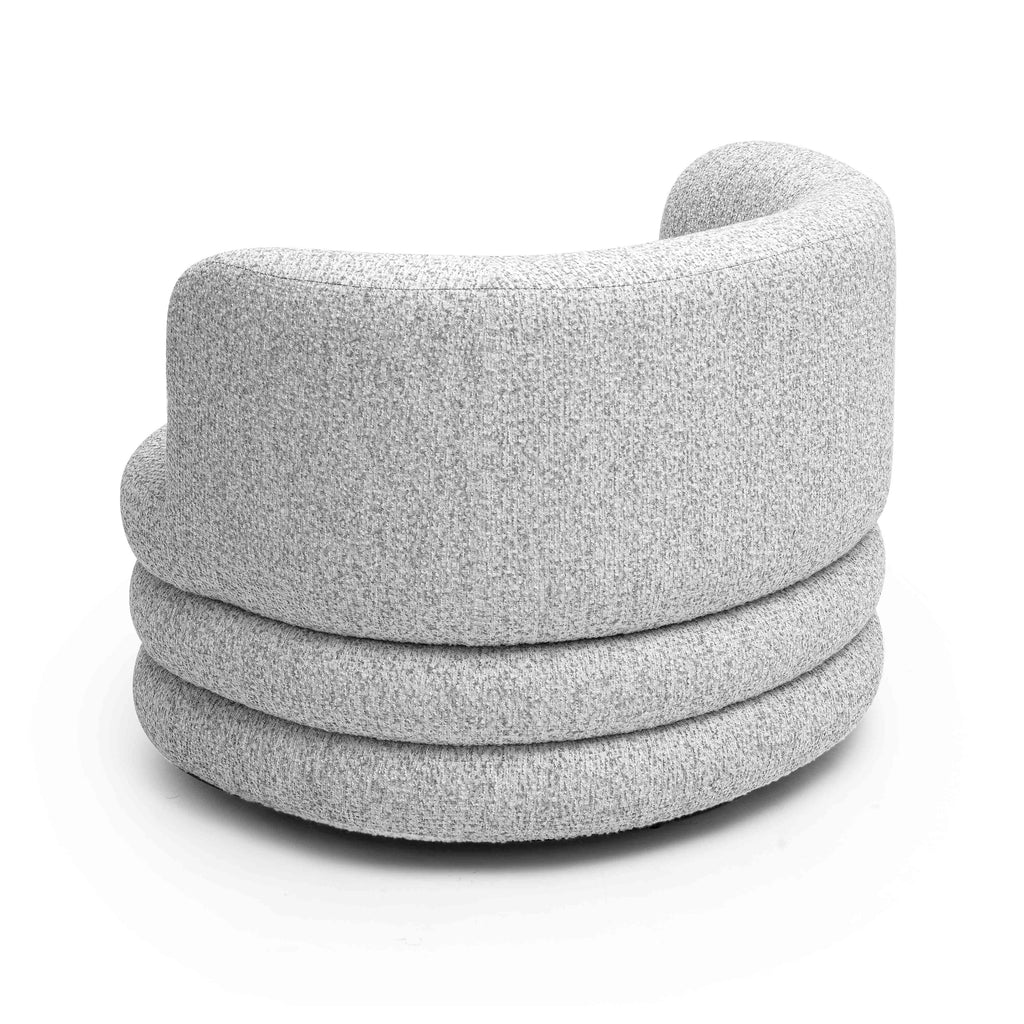 Astor Heavy Boucle Swivel Hotel Lounge Chair