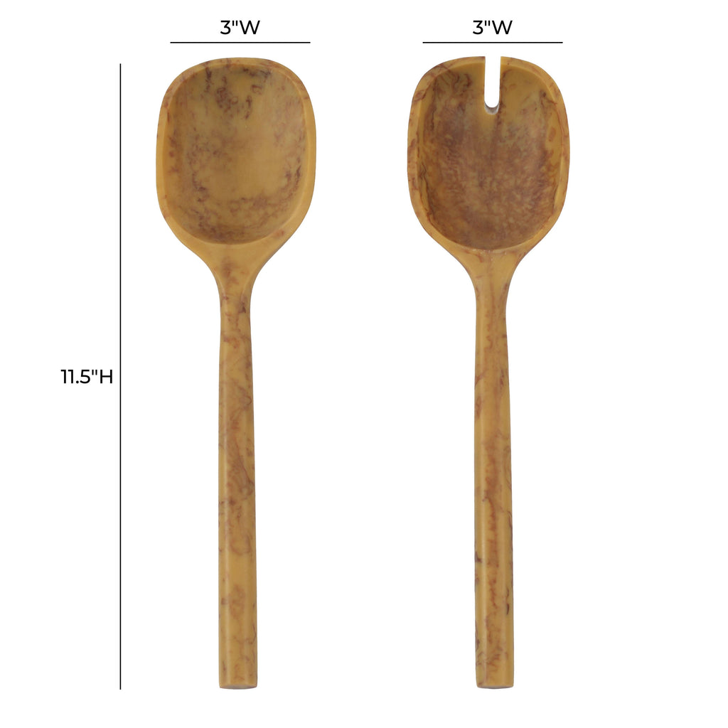 Mera Resin Serving Spoons - Set of 2
