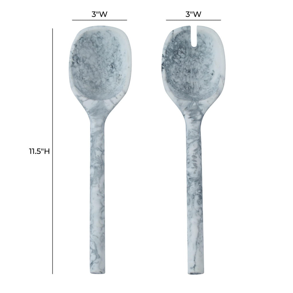 Mera Resin Serving Spoons - Set of 2