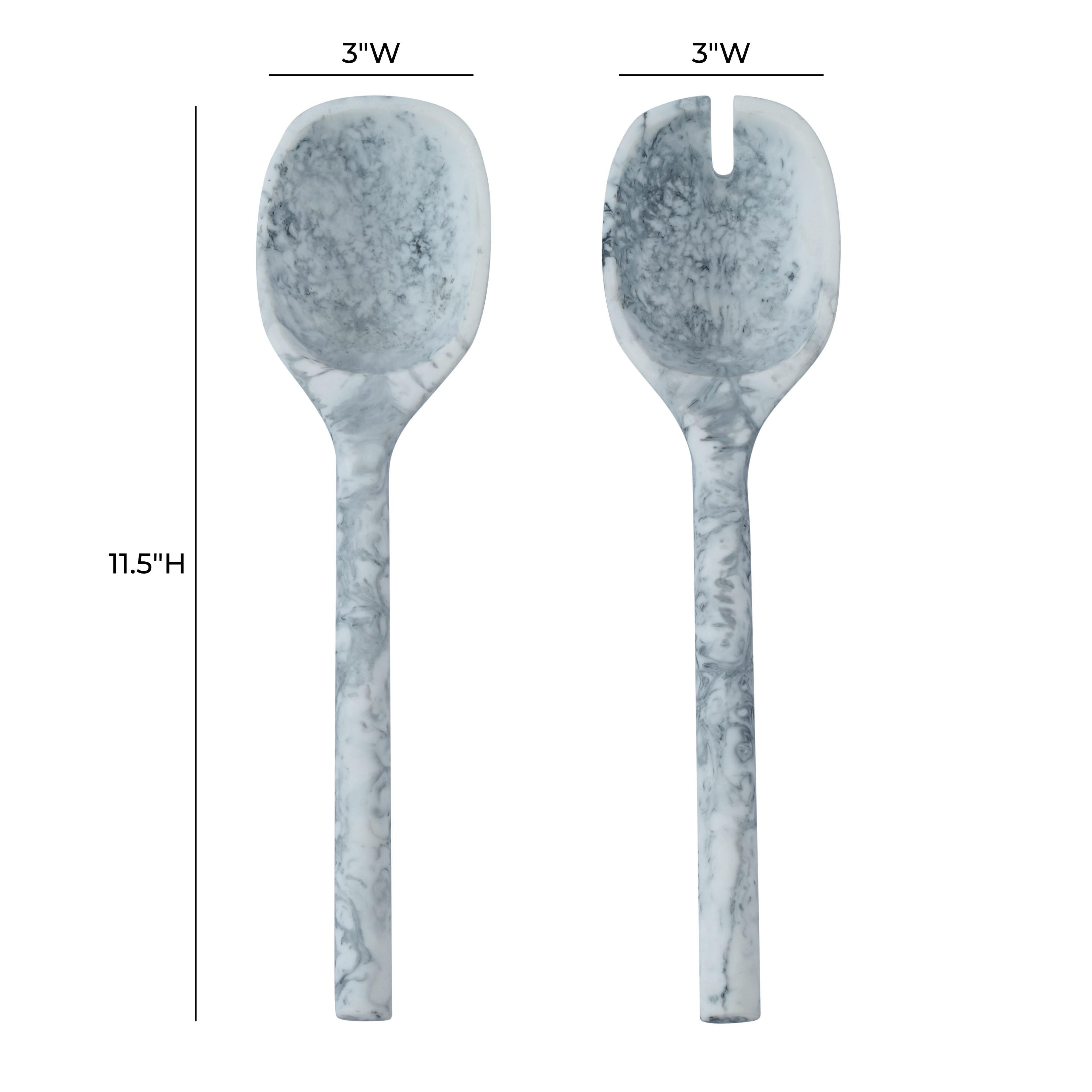 Mera Resin Serving Spoons - Set of 2