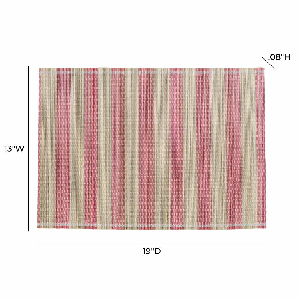 Jora Faded Bamboo Placemat - Set of 4